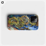 Four Withered Sunflowers - Vincent van Gogh Phone Case.