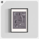 Four Parts - ワシリー カンディンスキー Poster.