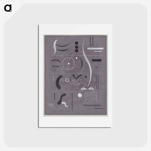 Four Parts - ワシリー カンディンスキー Postcard.