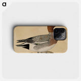 Eurasian wigeon - Wilhelm von Wright Phone Case.