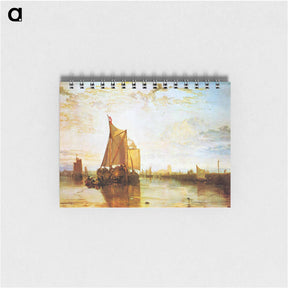 アートメモ帳-Dort, the Dort Packet Boat from Rotterdam Bacalmed - ウィリアム ターナー Memo.