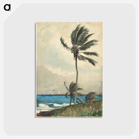 アートポストカード-Nassau - ウィンスロー ホーマー Postcard.