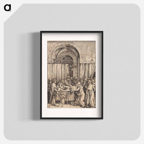 アートポスター-The execution of Scrooge's sacrifice - アルブレヒト デューラー Poster.