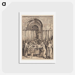アートポストカード-The execution of Scrooge's sacrifice - アルブレヒト デューラー Postcard.