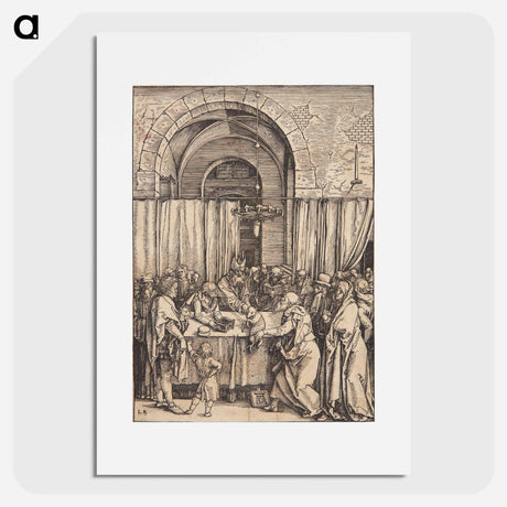 アートポスター-The execution of Scrooge's sacrifice - アルブレヒト デューラー Poster.