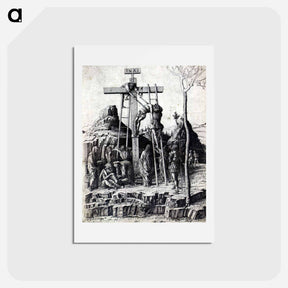 アートポストカード-The Descent from the Cross - アンドレア マンテーニャ Postcard.