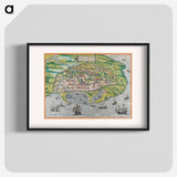 Map of Alexandria - アンティーク地図 Poster.