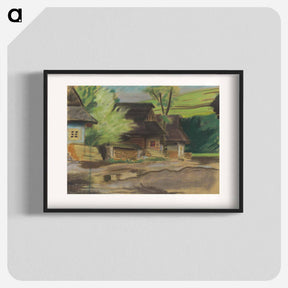 アートポスター-Village (záskalie) - アーノルド ピーター ワイズ クビンチャン Poster.