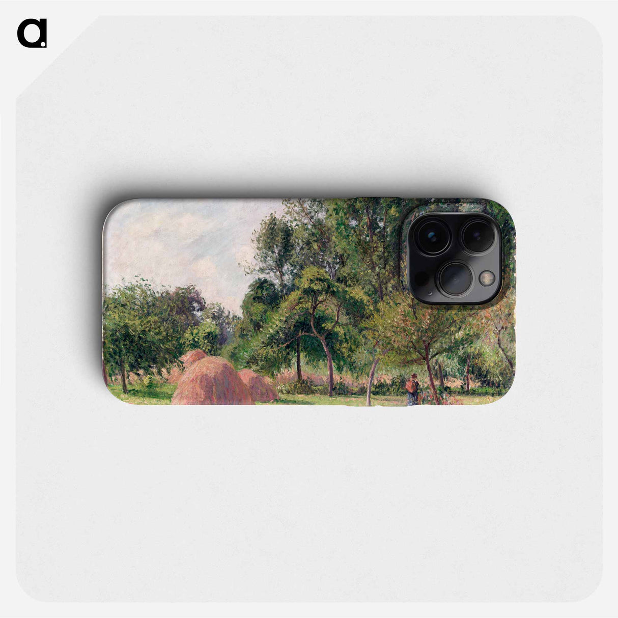 Haystacks, Morning, Éragny - Camille Pissarro Phone Case.