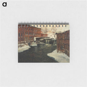 アートメモ帳-Claude Monet's Mill Scene - クロード モネ Memo.