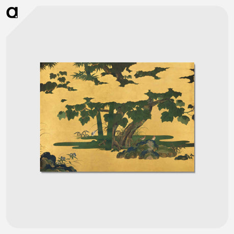 アートポストカード-Japanese Peacocks and Bamboo
 - クリーブランド美術館 Postcard.