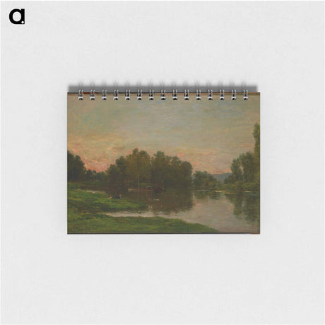 アートメモ帳-The Painter’s Barge at the Ile de Vaux on the Oise
 - ダラス美術館 Memo.