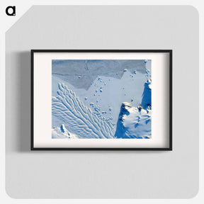 アートポスター-Matusevich Glacier, East Antarctica
 - 上空からの地球 Poster.