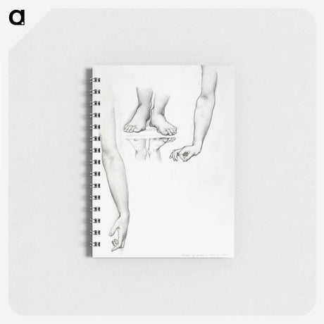アートメモ帳-Study for Mirror of Venus: Arms and Feet of Venus - エドワード バーン ジョーンズ Memo.