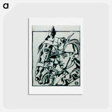 アートポストカード-Australian light horse - エドワード ペンフィールド Postcard.