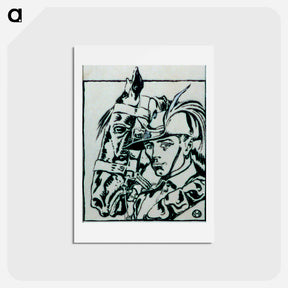 アートポストカード-Australian light horse - エドワード ペンフィールド Postcard.