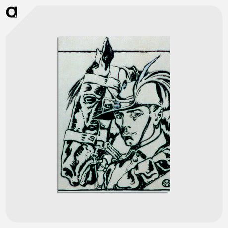 アートポストカード-Australian light horse - エドワード ペンフィールド Postcard.