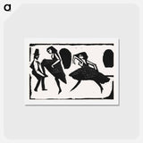 アートポストカード-Acrobatic Dance - エルンスト ルートヴィヒ キルヒナー Postcard.