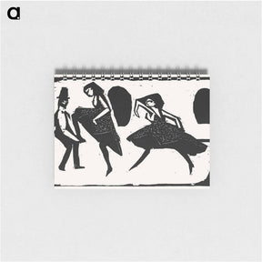 アートメモ帳-Acrobatic Dance - エルンスト ルートヴィヒ キルヒナー Memo.