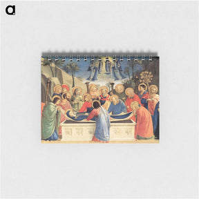 アートメモ帳-The Burial of the Virgin and the Reception of Her Soul in Heaven - フラ アンジェリコ Memo.