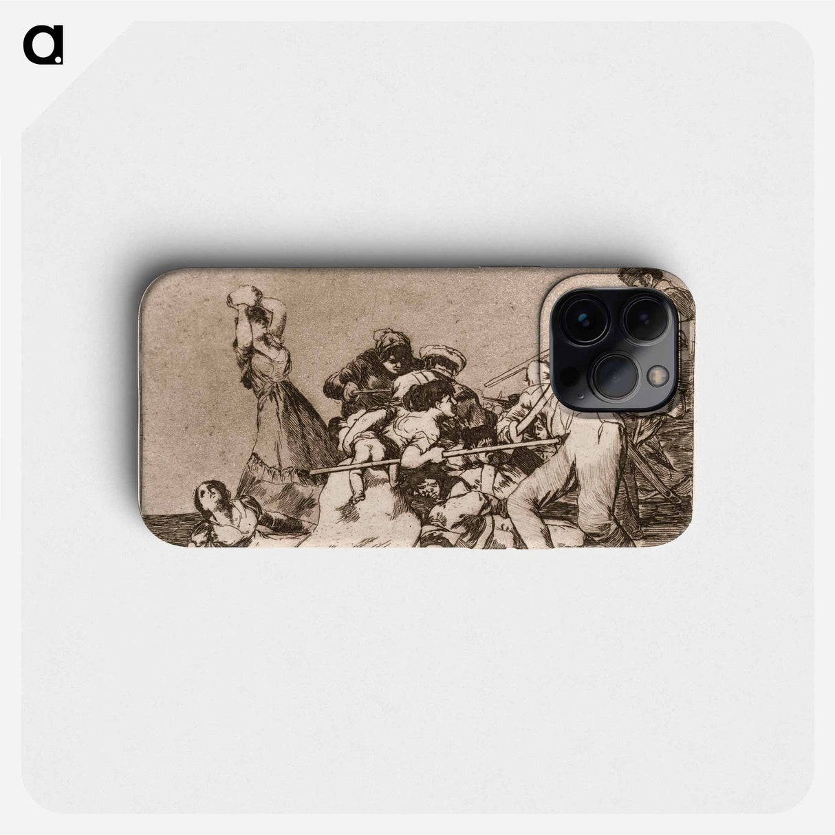 Ja ovat kuin villipetoja - フランシスコ デ ゴヤ Phone Case.