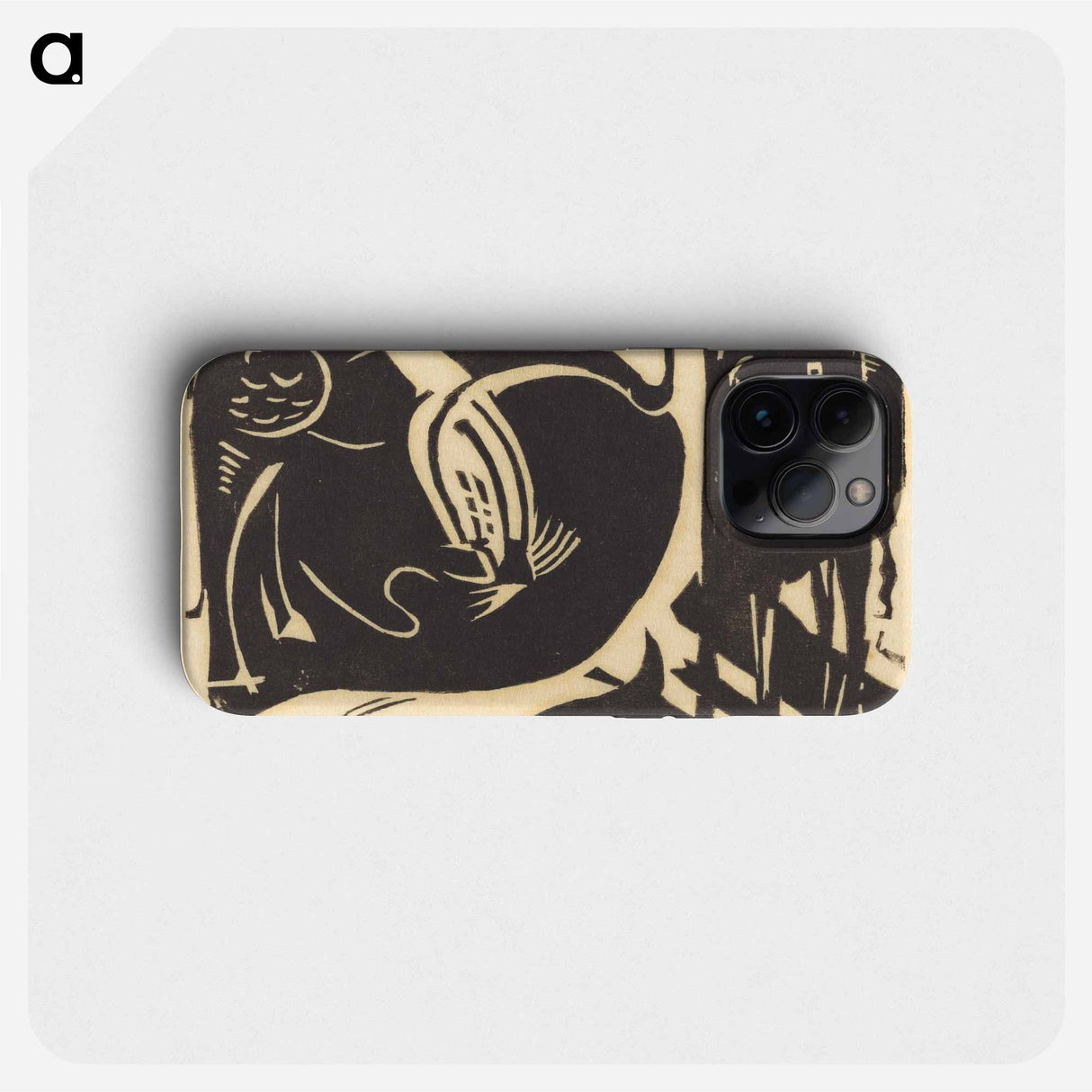 Two Mythical Animals - フランツ マルク Phone Case.