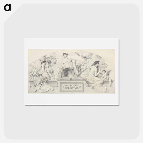 アートポストカード-The Realms of Nature - グスタフ クリムト Postcard.