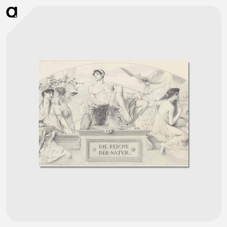 アートポストカード-The Realms of Nature - グスタフ クリムト Postcard.