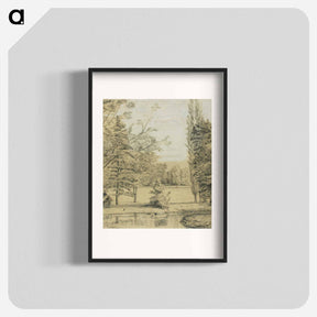 アートポスター-River and Park Landscape - アンリ ルソー Poster.