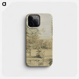 River and Park Landscape - Henri Rousseau Phone Case.