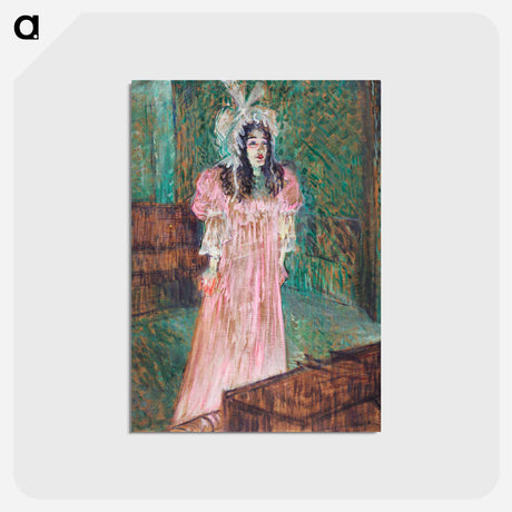 アートポストカード-May Belfort - アンリ ド トゥールーズ ロートレック Postcard.