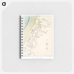 アートメモ帳-Tell el-Amarna Ruins Plan
 - エジプト美術史 Memo.