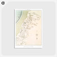 アートポストカード-Tell el-Amarna Ruins Plan
 - エジプト美術史 Postcard.