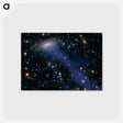 アートポストカード-Runaway Galaxy
 - ハッブル画像 Postcard.