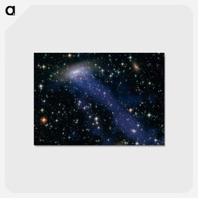 アートポストカード-Runaway Galaxy
 - ハッブル画像 Postcard.