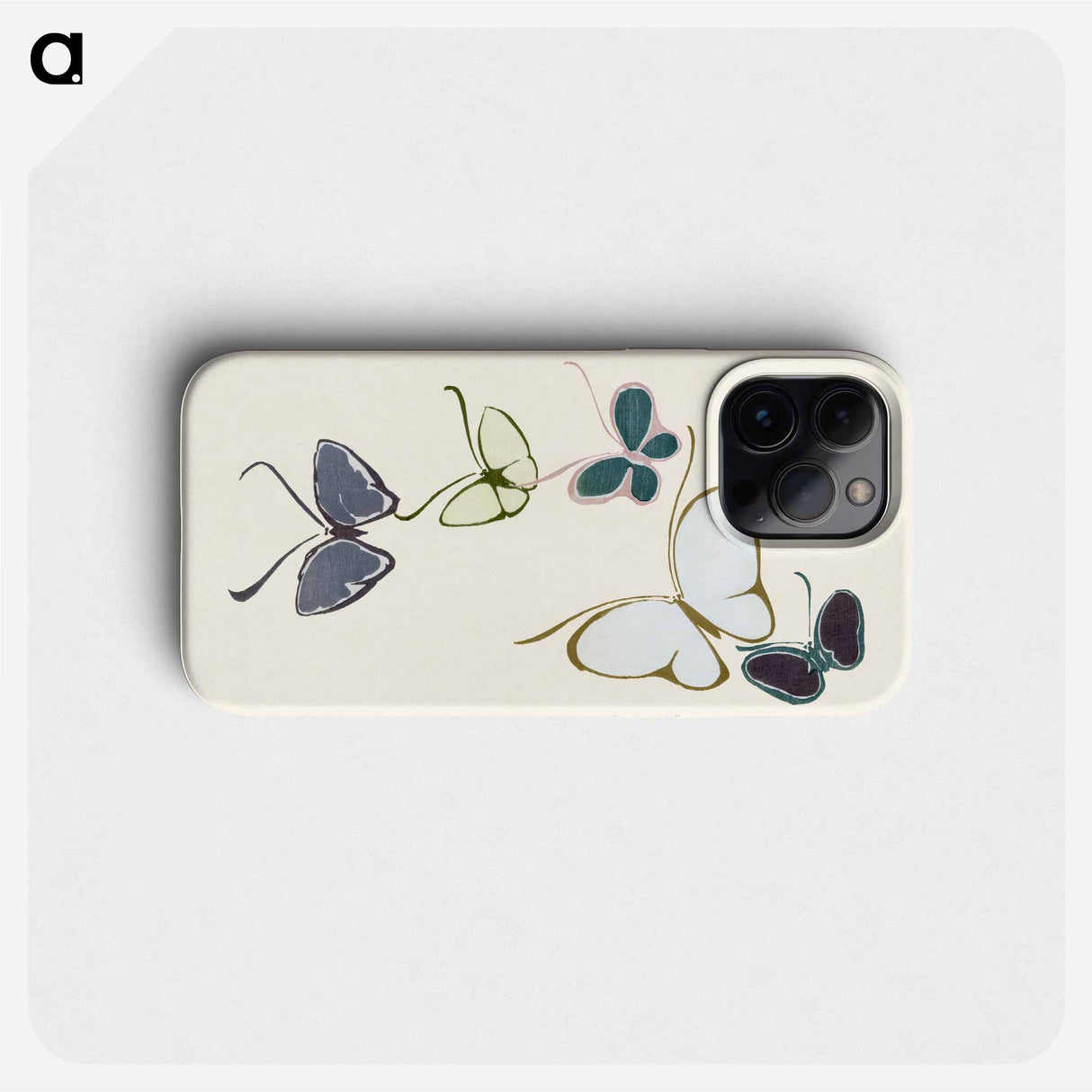 Vintage butterfly - Kamisaka Yukika Phone Case.