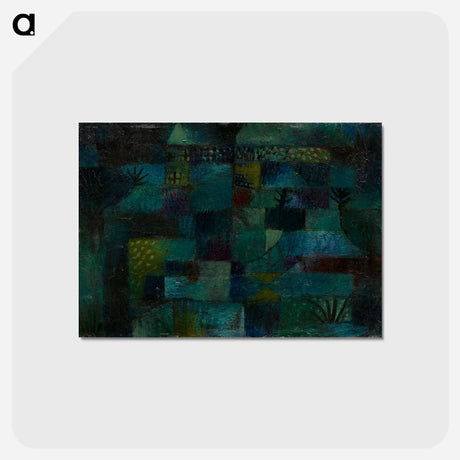 アートポストカード-Terraced Garden
 - バーゼル美術館 Postcard.