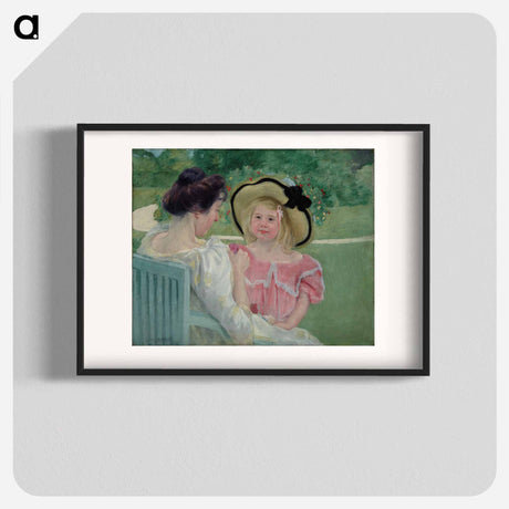 アートポスター-In the Garden - メアリー カサット Poster.