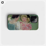 In the Garden - Mary Cassatt Phone Case.