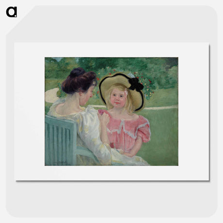 アートポスター-In the Garden - メアリー カサット Poster.