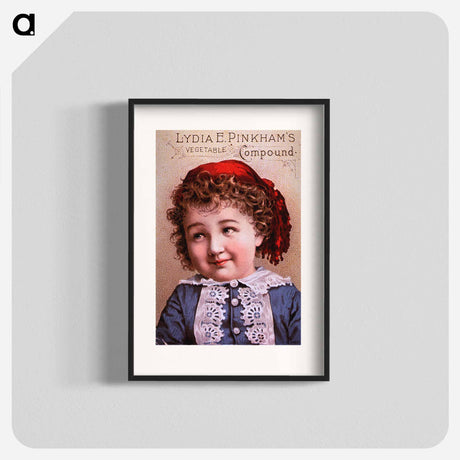 アートポスター-Advertisement for Lydia E. Pinkham's Vegetable Compound
 - 国立医学図書館 Poster.