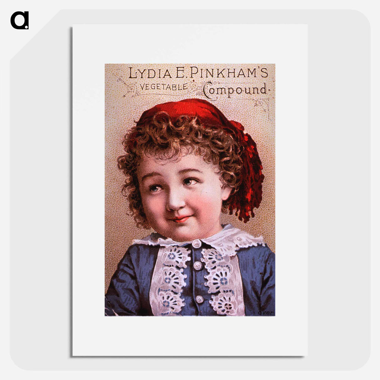 アートポスター-Advertisement for Lydia E. Pinkham's Vegetable Compound
 - 国立医学図書館 Poster.