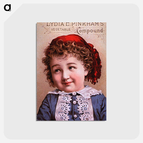 アートポストカード-Advertisement for Lydia E. Pinkham's Vegetable Compound
 - 国立医学図書館 Postcard.