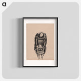 The Devil - オディロン ルドン Poster.