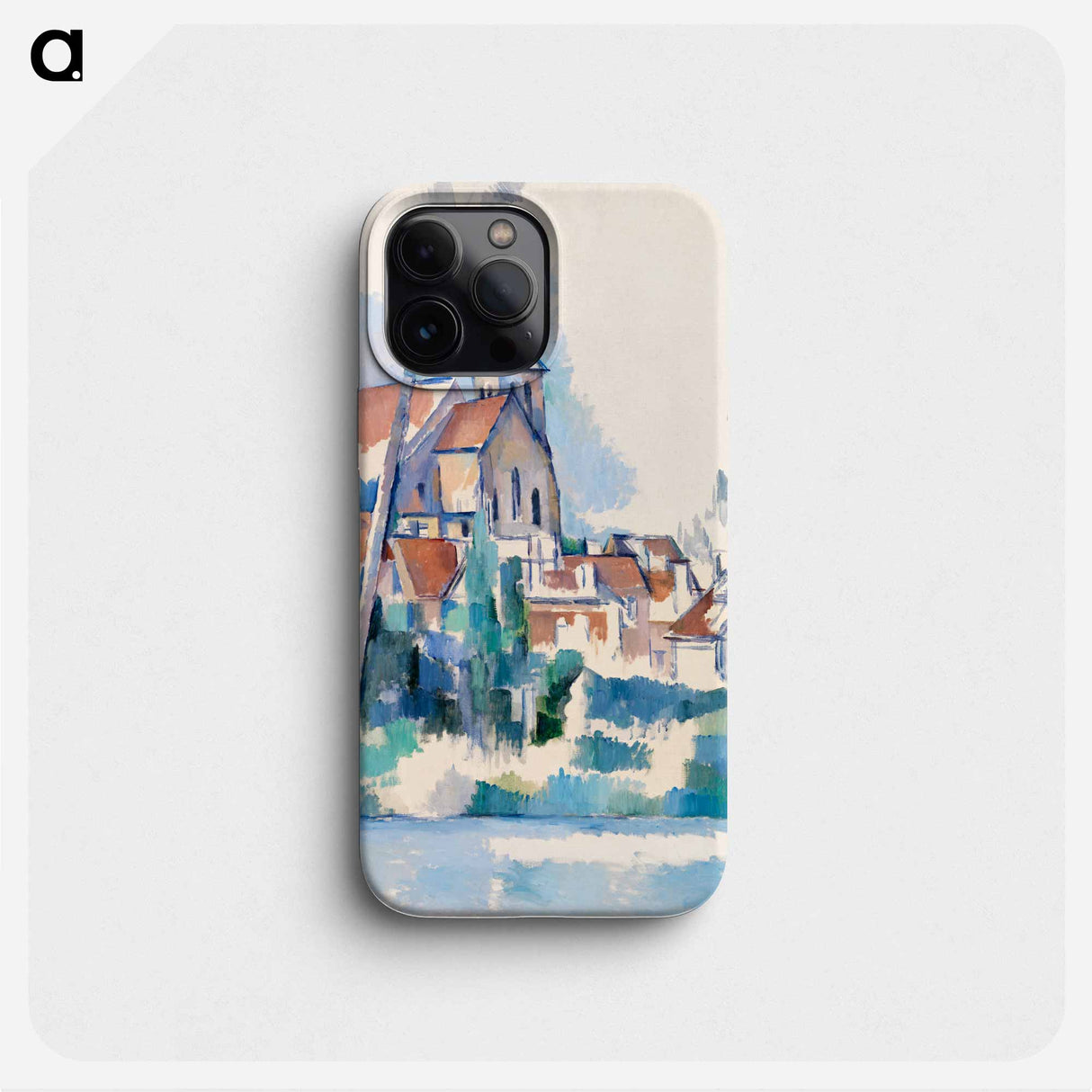 Church at Montigny-sur-Loing - Paul Cezanne Phone Case.