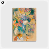 アートポストカード-Still Life with Cat - ポール ゴーギャン Postcard.