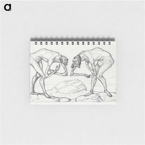 アートメモ帳-Two Men Meet, Each Believing the Other to Be of Higher Rank
 - パウル クレー Memo.