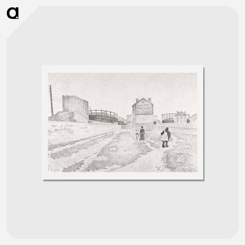 The Gas Tanks at Clichy - Paul Signac Postcard.