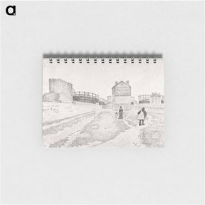 アートメモ帳-The Gas Tanks at Clichy - ポール シニャック Memo.