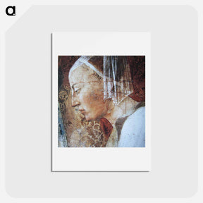 アートポストカード-Queen of Sheba - ピエロ デラ フランチェスカ Postcard.